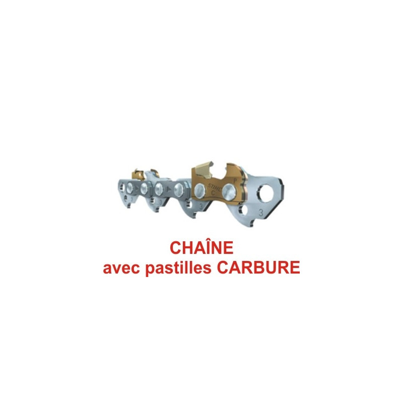 Chaîne CARBURE 3/8- 1,6 - 50cm-72maillons