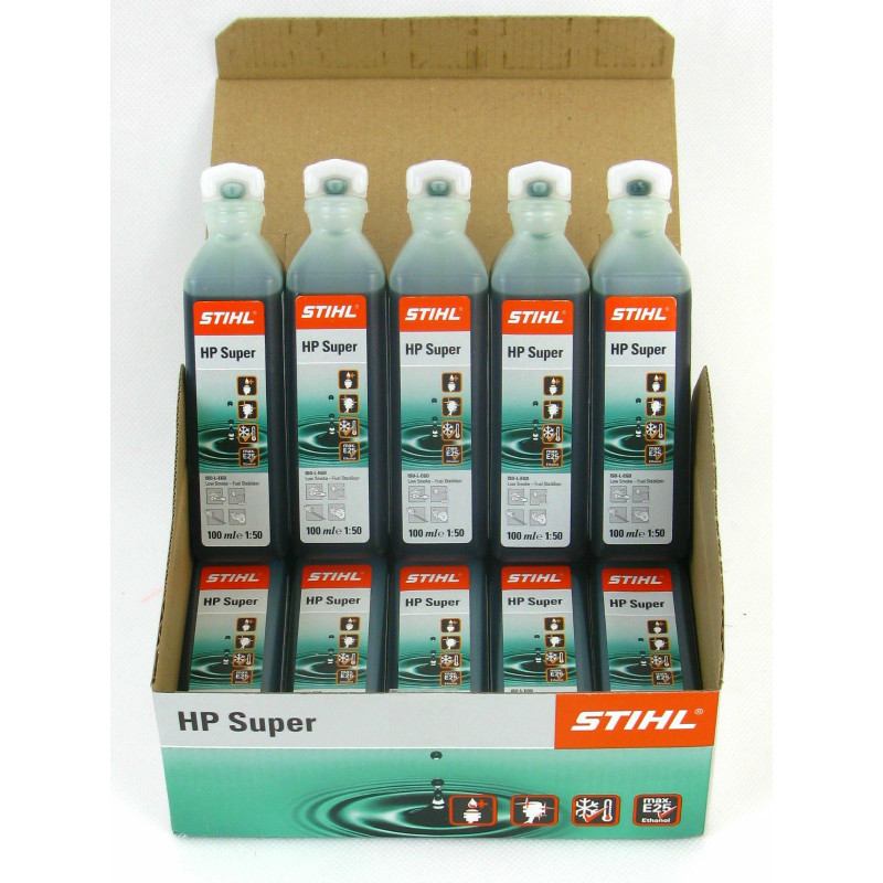 Boite de 10 dosettes huile 2 temps Stihl HP Super